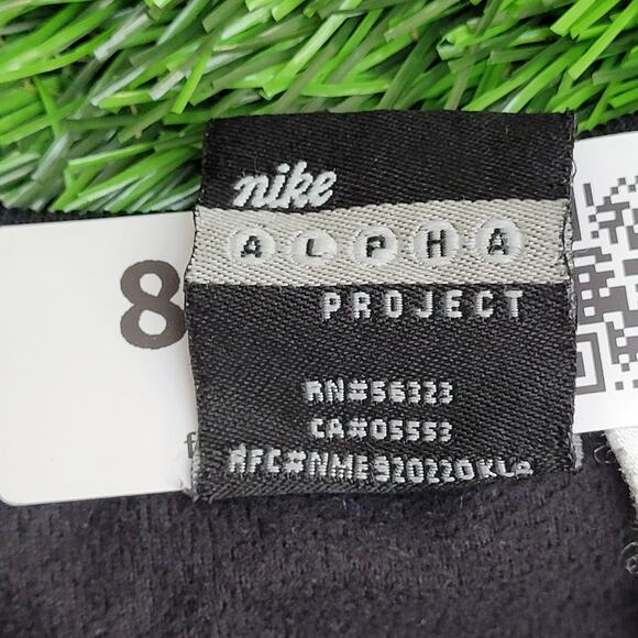 NIKE Alpha Fleece Sweatshirt XL 25x31 Baggy Faded Black - Picture 8 of 14